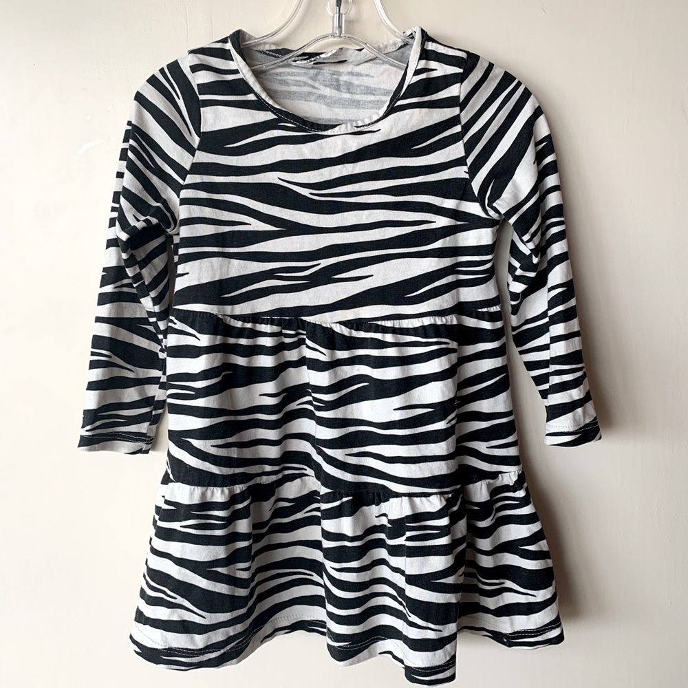 Zebra print dress H&M size 3T